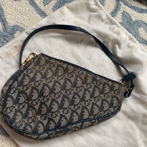 vintage Dior trotter pochette bag 2003